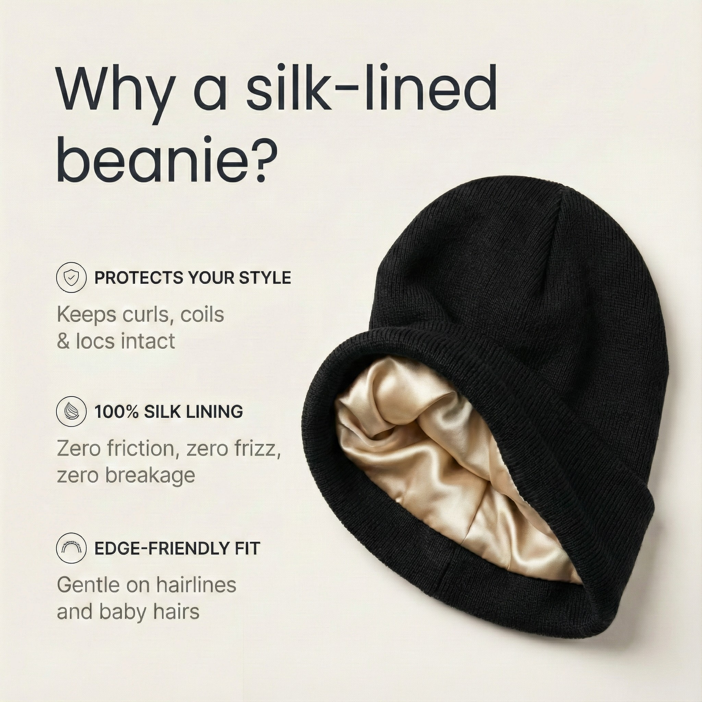 BubblyBeanie Silk Hat