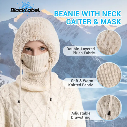 Black Label 4-in-1 Winter Beanie